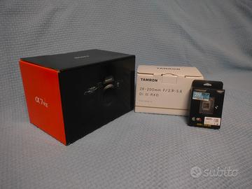 Sony a7R V + Tamron 28-200 + CFexpress (trattabil)