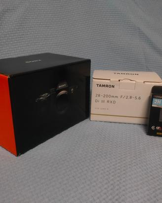 Sony a7R V + Tamron 28-200 + CFexpress (trattabil)
