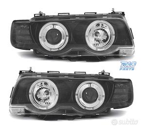 FARI BMW SERIE 7 E38 98-01 ANGEL EYES FONDO NERO