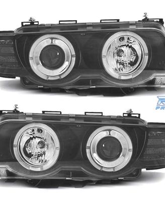 FARI BMW SERIE 7 E38 98-01 ANGEL EYES FONDO NERO