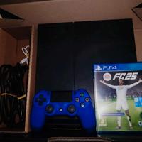 PS4 + 5 giochi + controller, buon stato, garanzi
