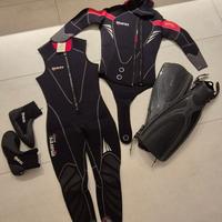 Muta, Calzari e Pinne Mares.