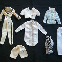Abiti Barbie anni 70-80 non completi