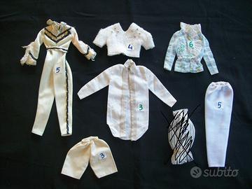 Abiti Barbie anni 70-80 non completi