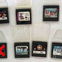 Lotto cartucce sega game gear