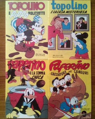 Lotto 4 Albi d'Oro Walt Disney Edizione anastatica