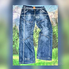 Jeans, uomo, taglia forte