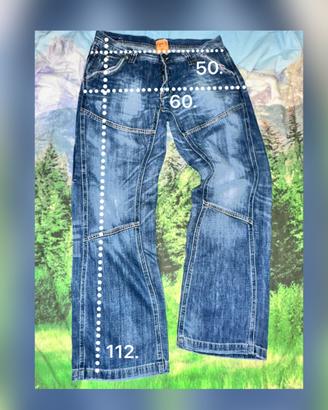 Jeans, uomo, taglia forte