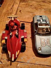 modellini Power Rangers e auto robot 