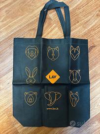 Ecobag LAV sacca borsa shopper tessuto non tessuto