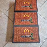 3 Box da Collezione Minecraft McDonald's ed.lim.