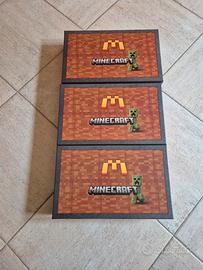 3 Box da Collezione Minecraft McDonald's ed.lim.