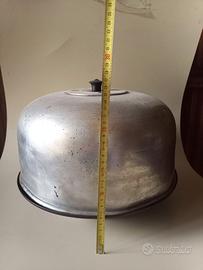 Antico forno in alluminio portatile