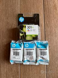 Cartuccie stampante HP 301 tricolore