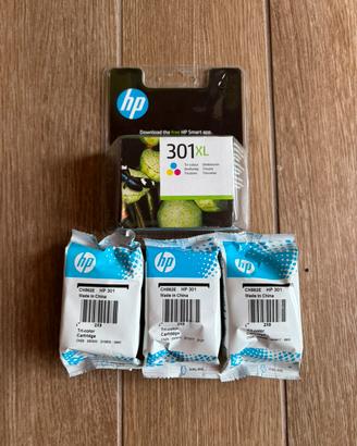 Cartuccie stampante HP 301 tricolore