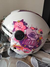 casco jet per  bambina  taglia YL  51/52
