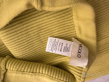 Gonna lounguette in maglia con spacco