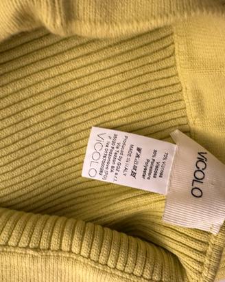 Gonna lounguette in maglia con spacco