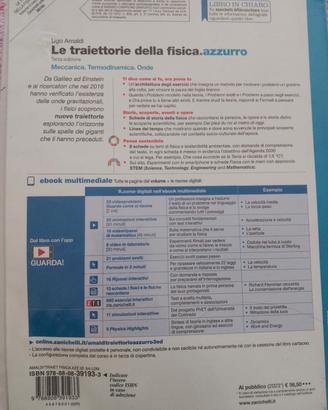 Le traiettorie della fisica.azzurro 9788808391933
