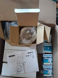 4 faretti da incasso Astrid 75 della Gewiss