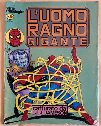 Fumetto L'uomo ragno gigante nr.10 1977 aprile