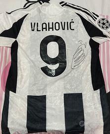Maglia Vlahovic Juve autografata