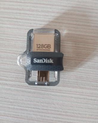 Chiavetta USB SanDisk Ultra Dual Drive m3.0 - 128G