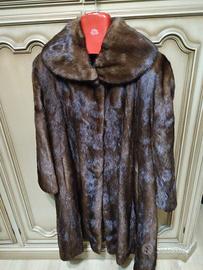 Elegante cappotto in visone taglia 46/48/50