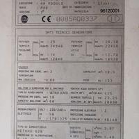 Caldaia gruppo imar pezzi di ricambio