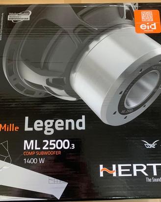 Subwoofer Hertz ML 2500.3 Legend