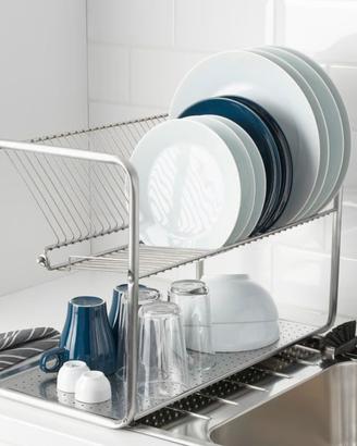 Scolapiatti IKEA in metallo 50x27x36 cm
