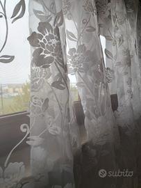 2 Tende Trasparenti Bianche “CON FANTASIA”