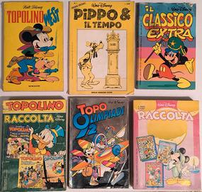 Fumetti Walt Disney, 6 libretti d'epoca e argoment