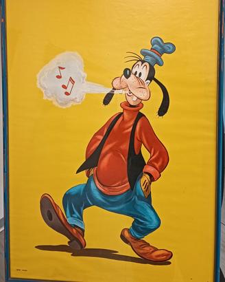 poster di Pippo omaggio club Topolino 1969