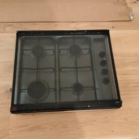 piano cottura 4 fuochi con coperchio 