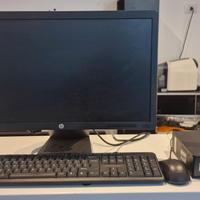 Monitor Hp e mini pc Fujitsu 