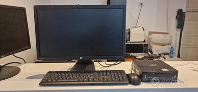 Monitor Hp e mini pc Fujitsu 