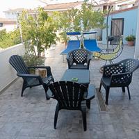 Trilocale con veranda coperta e cortile interni