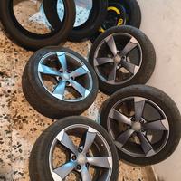 Cerchi rotor con gomme 17 pollici