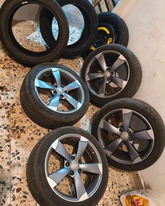 Cerchi rotor con gomme 17 pollici