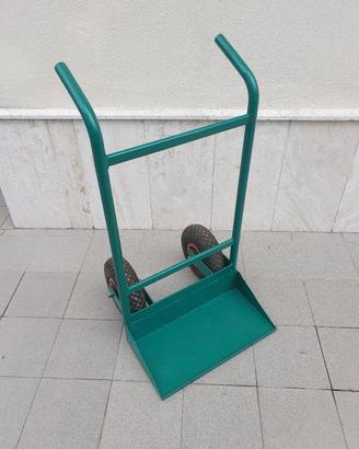 carrello robusto con vasca