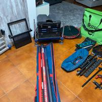 Canna da pesca rubasienne completa di accessori