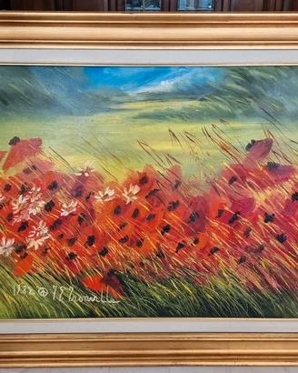 Quadro d'Autore Trombelli (1982) - Olio su tela