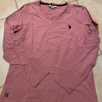 Maglia Vintage rosa antico US Polo Assn a maniche