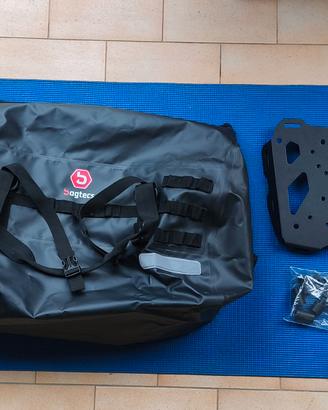 PIASTRA PORTAPACCHI + BORSA 50LT. - VSTROM800DE