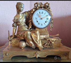 Orologio Camino Luigi XVI Bronzo Collection d'Art