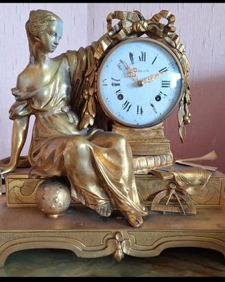 Orologio Camino Luigi XVI Bronzo Collection d'Art