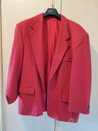Blazer Lana Vintage Rosso Fragola(per uomo)