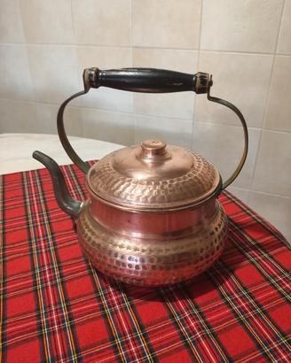 bollitore teiera antico in rame