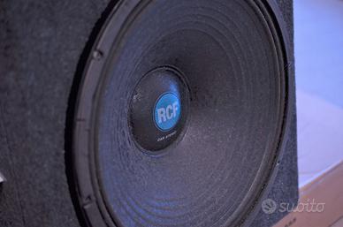 WOOFER RCF W390 PIU CASSA CHIUSA SQL